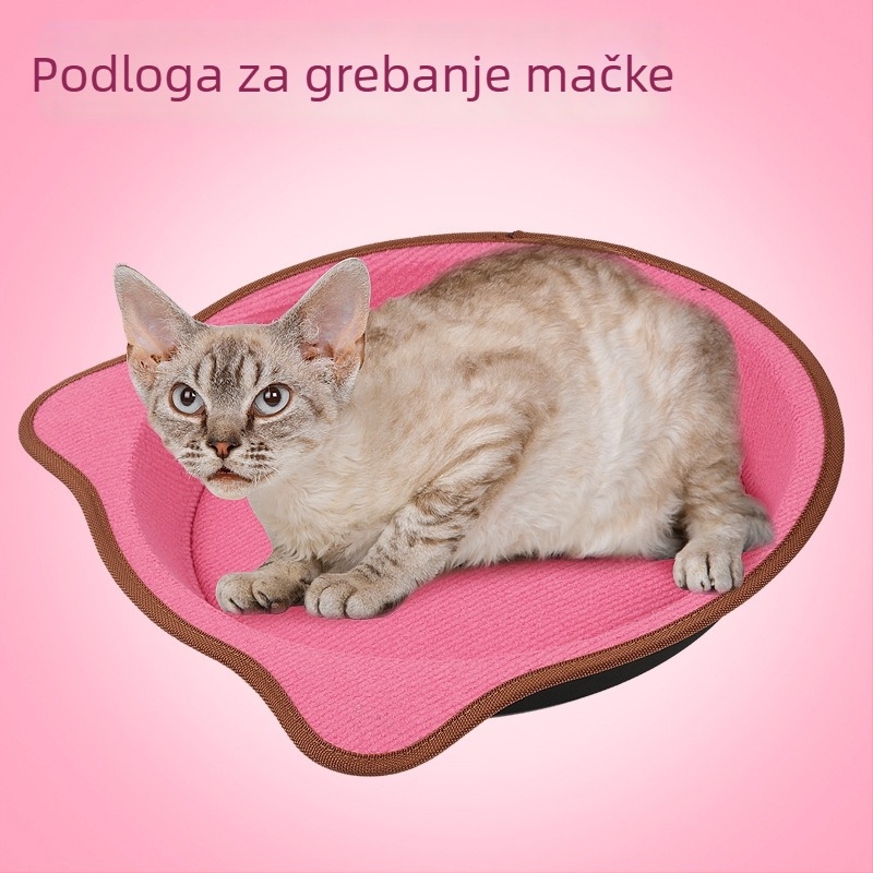 Gnijezdo za mačke od velura s anti-pada pločom - prozračan, za sve sezone, za mačke pasmine Ragdoll i Birman