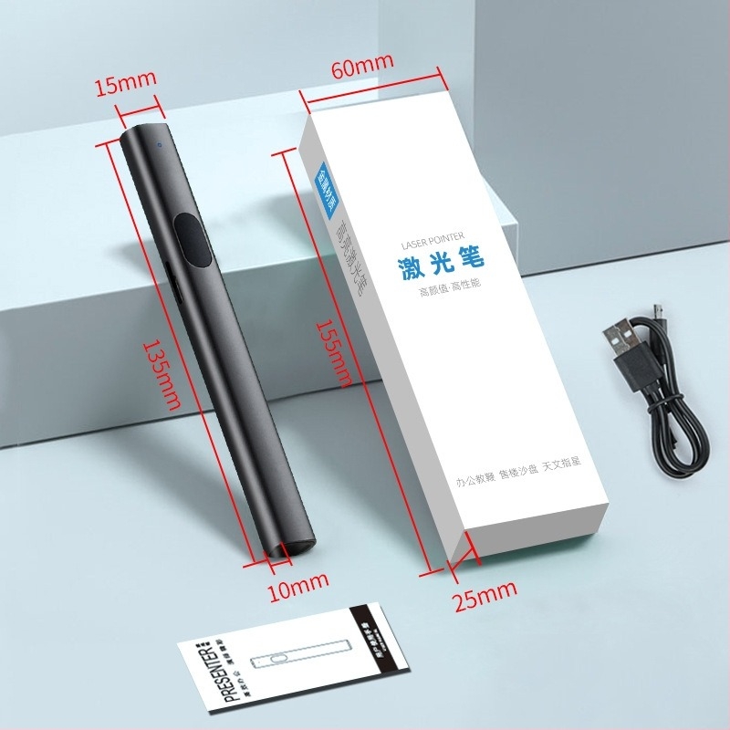 Zhizhan Laser Pointer visoke snage, metalno tijelo, jednopunktni laser, za konferencije
