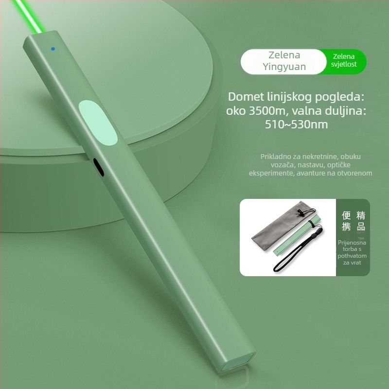 Zhizhan Laser Pointer visoke snage, metalno tijelo, jednopunktni laser, za konferencije