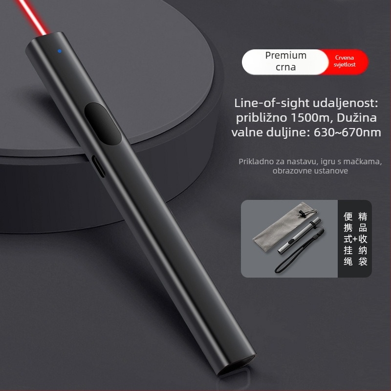 Zhizhan Laser Pointer visoke snage, metalno tijelo, jednopunktni laser, za konferencije