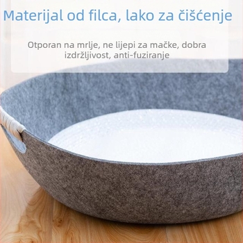 Mačje gnijezdo od filca Hongtong felt za mačke