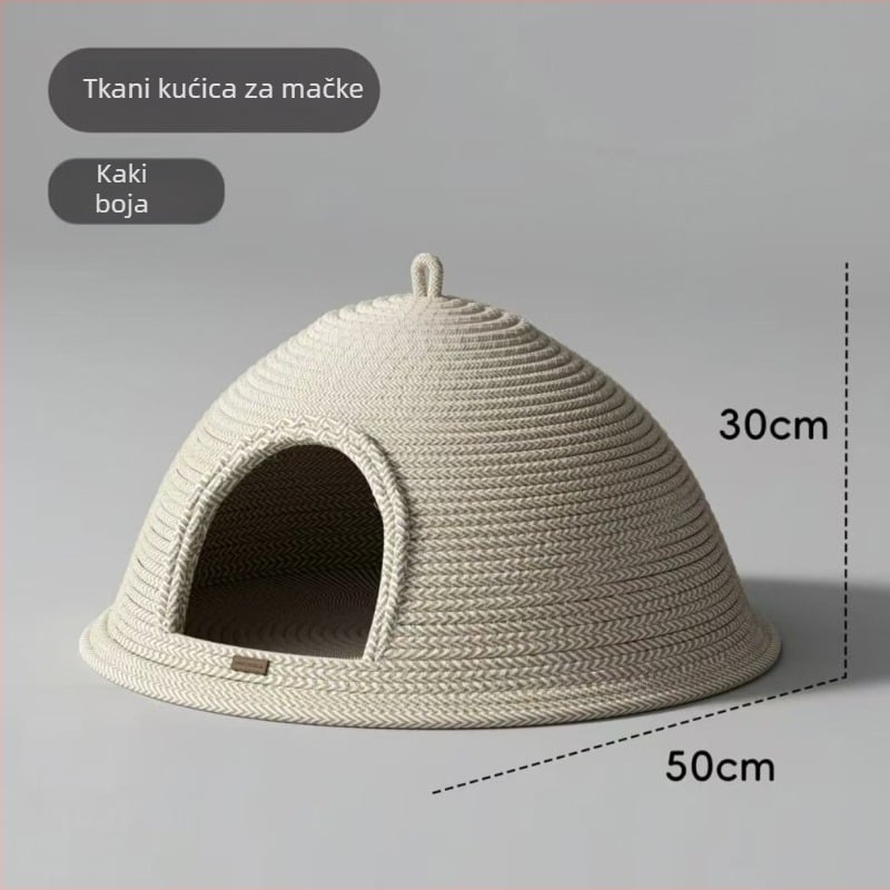 Mačje gnijezdo od ratana, za unutarnju uporabu, za sve sezone