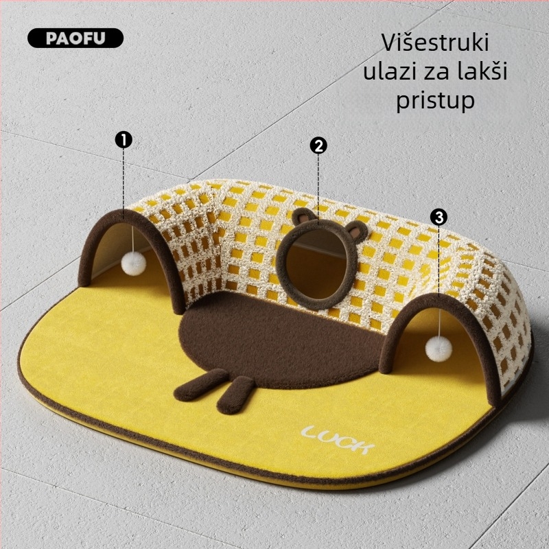 Yu Chong mačji tunel i gnijezdo — materijal: spužva; porijeklo: Jiangsu; pogodno za mačke; gnijezda za kućne ljubimce