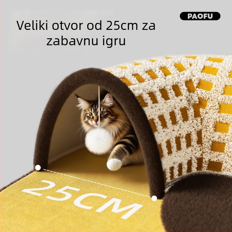 Yu Chong mačji tunel i gnijezdo — materijal: spužva; porijeklo: Jiangsu; pogodno za mačke; gnijezda za kućne ljubimce