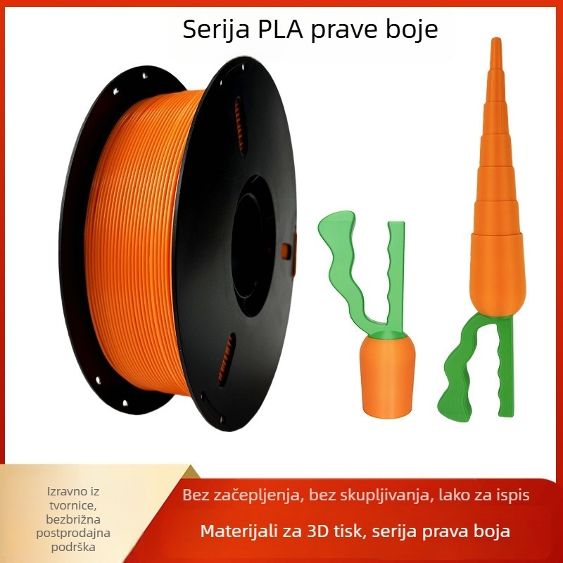 PLA+ filament za 3D ispis | Visoka čvrstoća | Bez začepljenja mlaznice | Bez deformacije | 1 kg