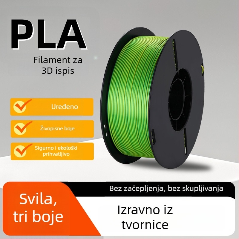 PLA+ filament za 3D ispis | Visoka čvrstoća | Bez začepljenja mlaznice | Bez deformacije | 1 kg