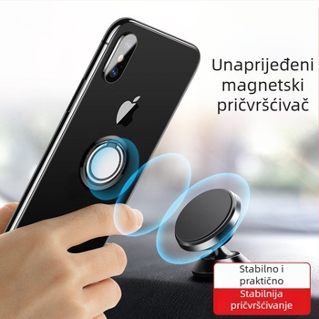 Držač telefona s prstenom, UFO serija, universal plastični nosač za auto, pogodan za bilo koju površinu
