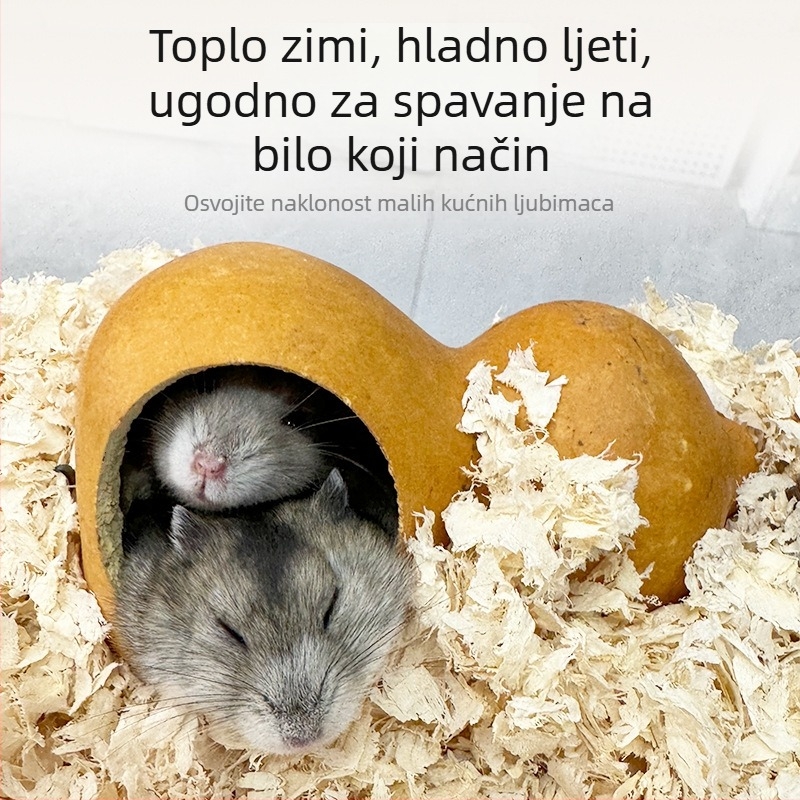 Carrot Valley kućica od tikve za hamstere – gnijezdo i ukrasni krajolik od tikve, vila za sve sezone