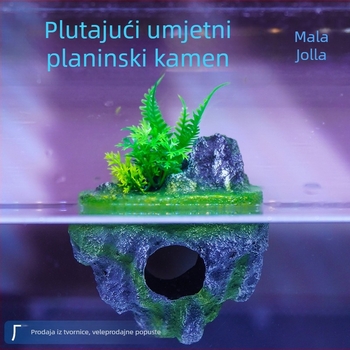 Akvascaping dekor Little jiaola – suhi krajolik, simulacijski ukras, PVC materijal, 47 g
