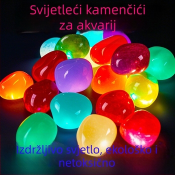 Noćno svjetleći kamen za akvarij – ukrasni kamen za pejzažni akvarij