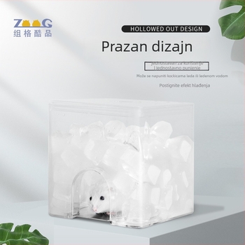 Chladično gnijezdo za hrčka — PS materijal, ZOOG Group Cool Products, oprema za kućne ljubimce