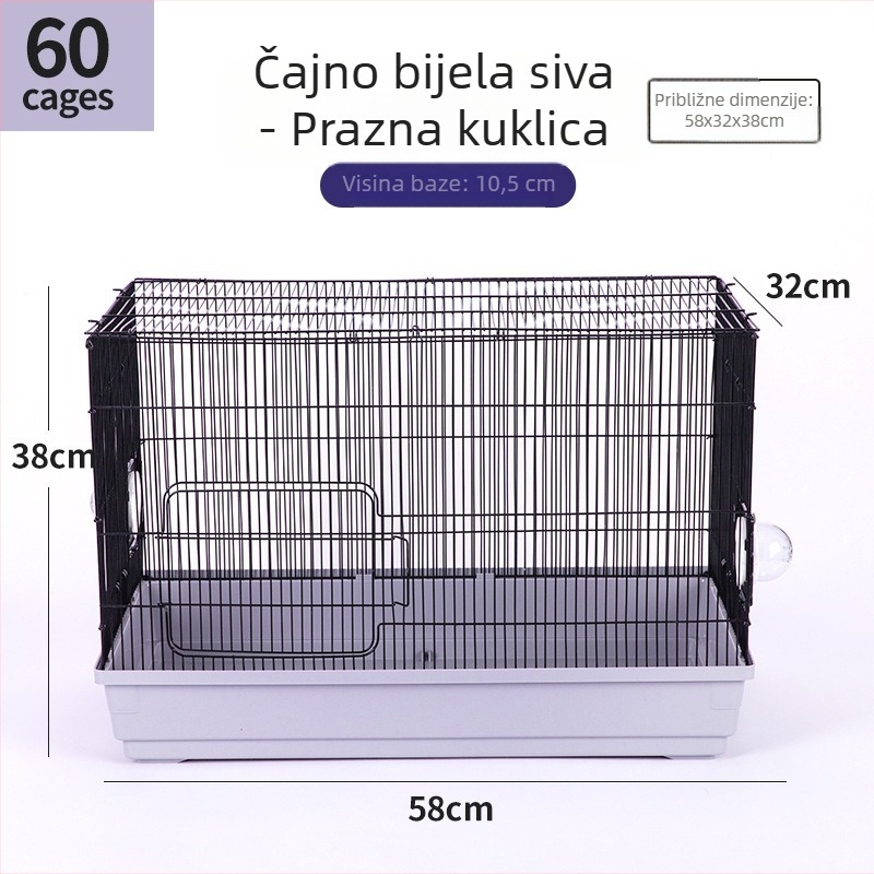 Kavez za hamster s dvostrukim dizajnom; materijal: Drugo; marka: Drugo; namijenjeno za hamster; uvoz: Ne