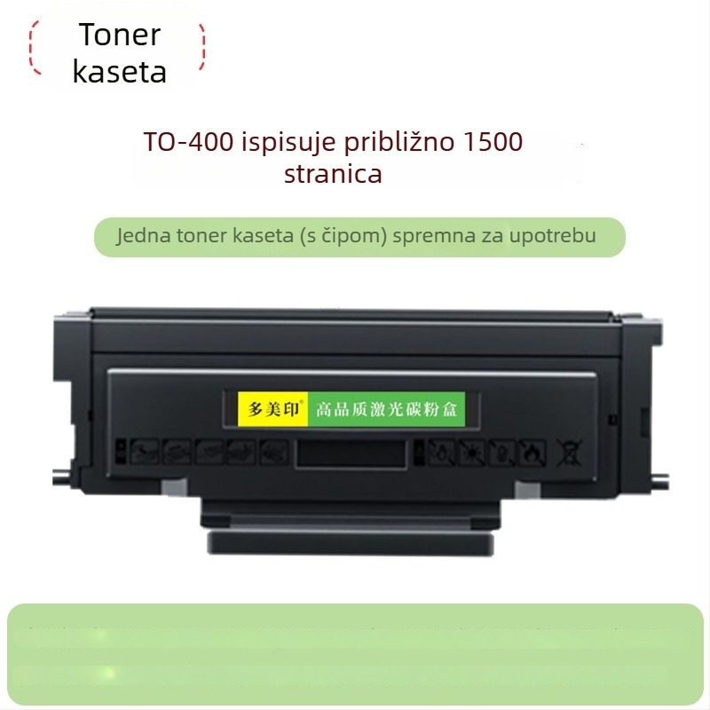 Kazeta tonera za laserske pisače — Duomei Printing; kompatibilna s P3010D/P3010DW/P3300DN/P3300DW/P3320D/M6700D/M6700; kapacitet ispisa 1.5K/3K/6K/12K stranica; originačni modeli TO-400/TO-400H/TO-400X/DO-400.