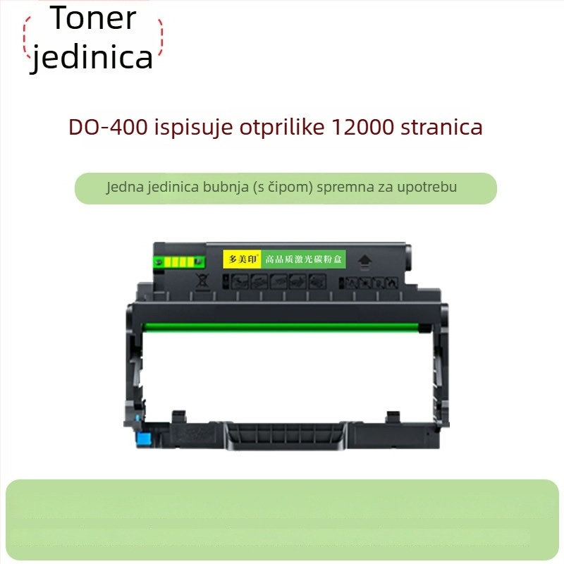 Kazeta tonera za laserske pisače — Duomei Printing; kompatibilna s P3010D/P3010DW/P3300DN/P3300DW/P3320D/M6700D/M6700; kapacitet ispisa 1.5K/3K/6K/12K stranica; originačni modeli TO-400/TO-400H/TO-400X/DO-400.