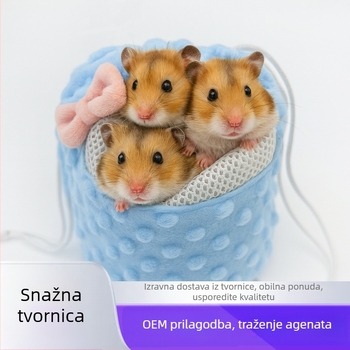 Gnijezdo za igru hrčka — poliesterska ovalna torba, prijenosna i prozračna
