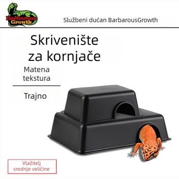 BarbarousGrowth plastični ukras za aquascaping — gnijezdo s kamenskim uzorkom za penjačke kućne ljubimce, blagdanski stil, pakiranje 144 kom