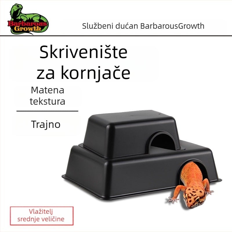 BarbarousGrowth plastični ukras za aquascaping — gnijezdo s kamenskim uzorkom za penjačke kućne ljubimce, blagdanski stil, pakiranje 144 kom