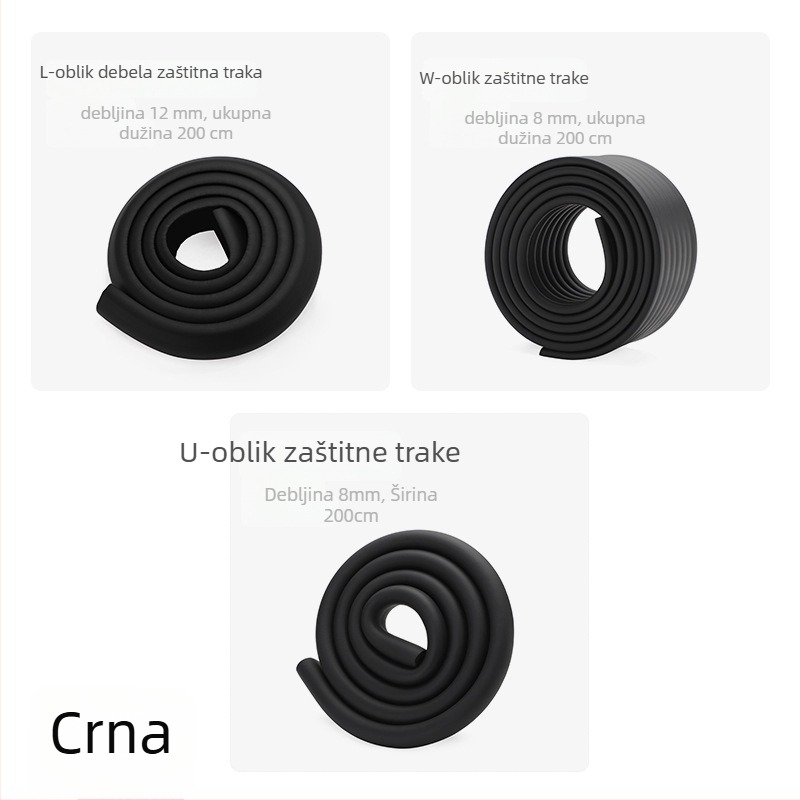 Traka za zaštitu ruba stola za bebe i djecu vrtića, proširena i zadebljana; marka Qian Cloud; 100 kom; nije uvezeno