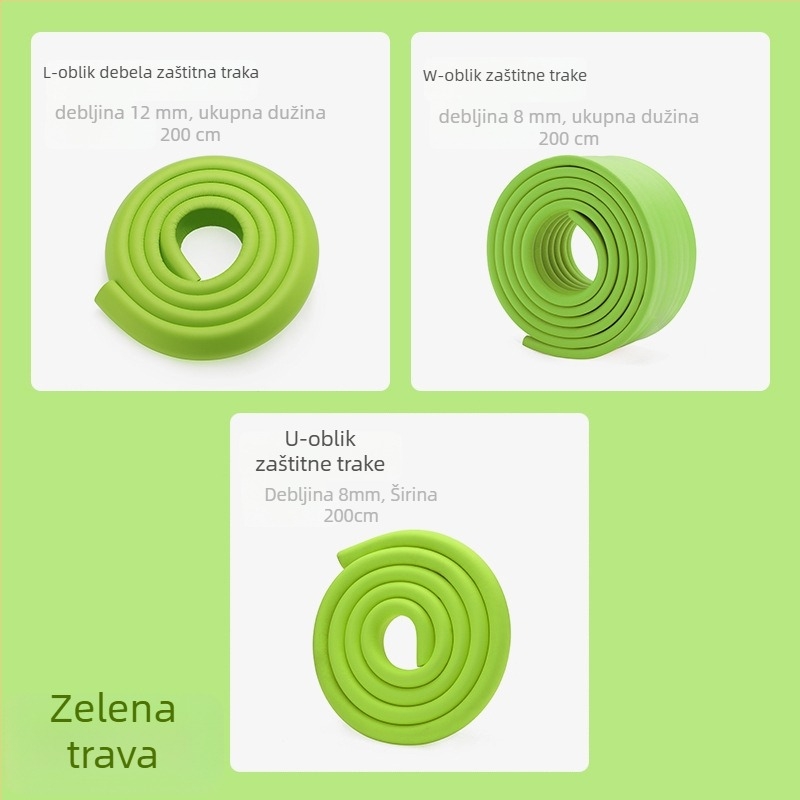 Traka za zaštitu ruba stola za bebe i djecu vrtića, proširena i zadebljana; marka Qian Cloud; 100 kom; nije uvezeno