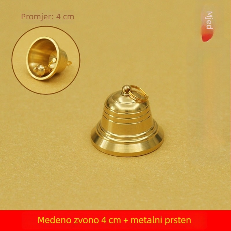 Bakreni zvončić za vjetar – dekorativni viseći predmet, kineskog stila, za kuću, opću upotrebu i hramove