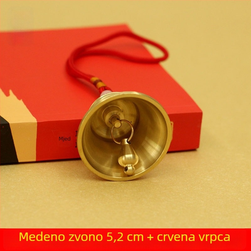 Bakreni zvončić za vjetar – dekorativni viseći predmet, kineskog stila, za kuću, opću upotrebu i hramove