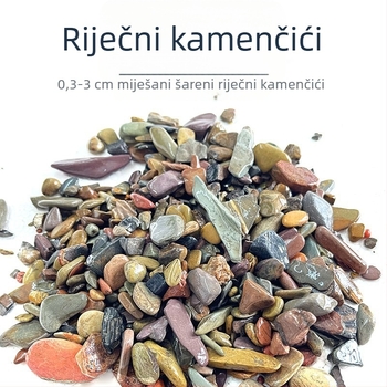 Stream Stone akvarijski pijesak za uređenje — donji pijesak za akvarije s ribama, 1 paket