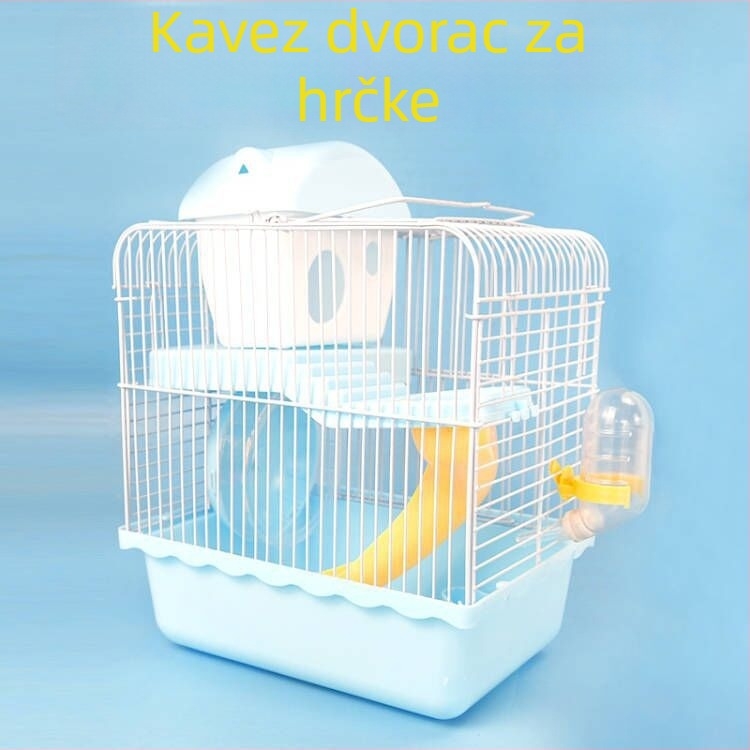 Plastični kavez za hrčke, s pladnjem, domaća proizvodnja