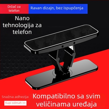 Držač za telefon s 360° rotacijom, sklopivi magnetski, cinkovo legura, za stolnu upotrebu, univerzalno