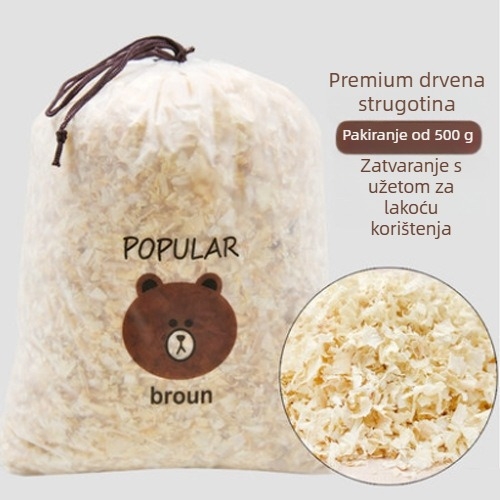 Topoljeva piljevina za male kućne ljubimce, 500 g • Kina • Bez uvoza • Kategorija: oprema za kućne ljubimce