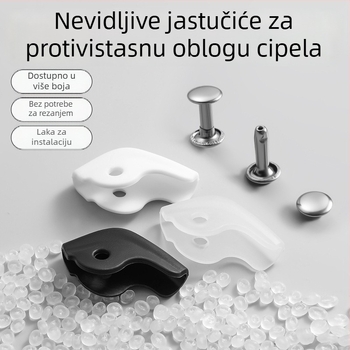 Silikonska zaštitna pločica protiv ogrebotina na rubu cipela – samoljepljiva pločica za sportske i casual cipele, sve sezone