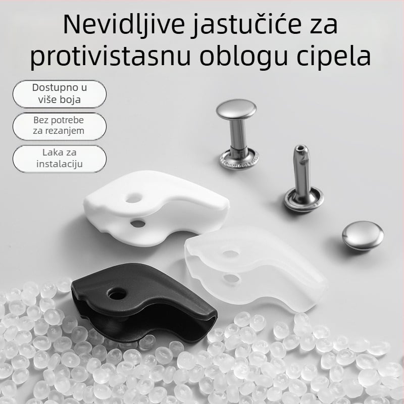 Silikonska zaštitna pločica protiv ogrebotina na rubu cipela – samoljepljiva pločica za sportske i casual cipele, sve sezone