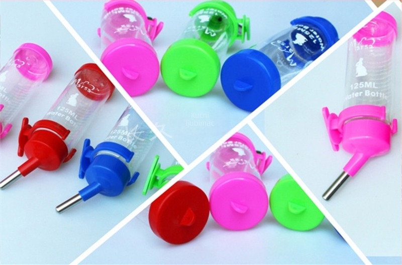 Plastična pitna boca za male životinje, 80 ml kapacitet, Marsa Martha
