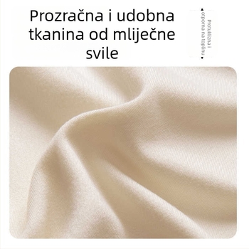 Memory pjena U-oblik putni jastuk s navlakom od mliječnog satena, težina do 0,5 kg, za odrasle
