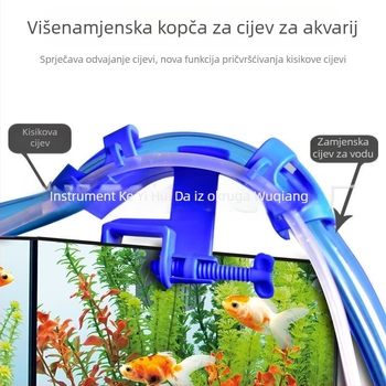 Klip za vodovodnu cijev u akvariju - plastični, marka Shengrui, težina 0.1, oprema za akvarij