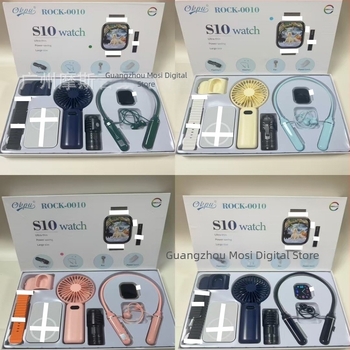 Smartwatch R0CK-006 5-u-1 set s AMOLED kvadratnim zaslonom, aluminijskim kućištem, dnevna vodootpornost, praćenje otkucaja srca i zasićenost kisikom u krvi