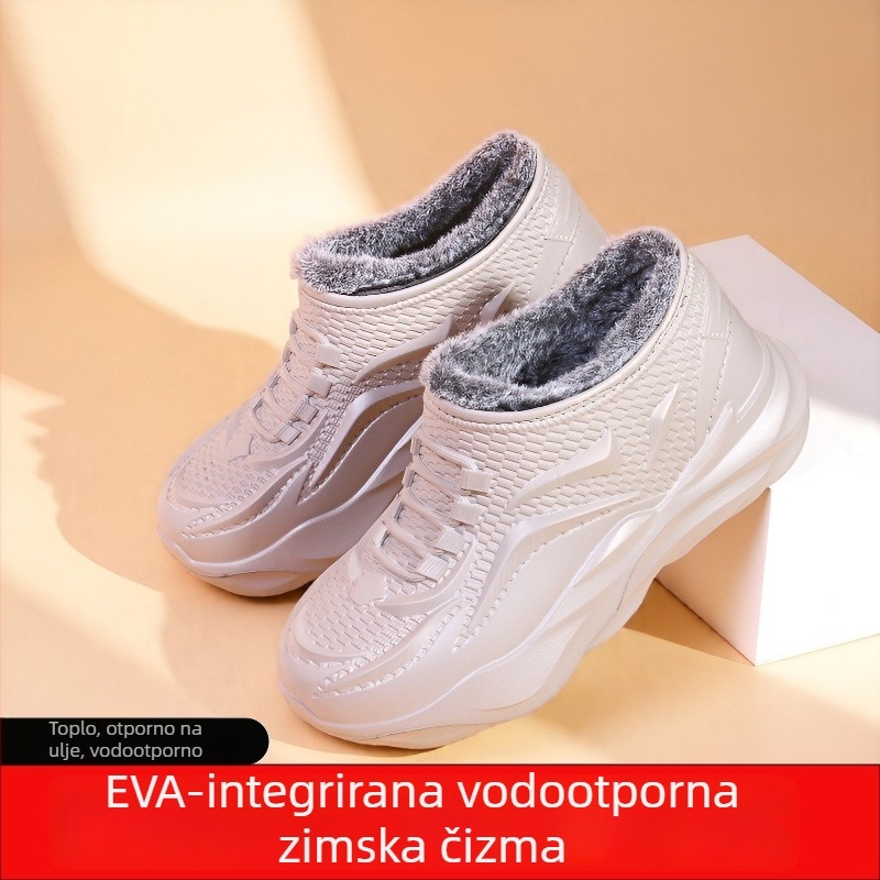 Zimske čizme za muškarce i žene — vodootporne, tople, EVA gornja komponenta, EVA potplat, unutarnja podstava od umjetnog pliša