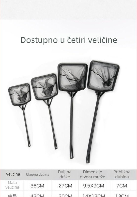 Kvadratna mreža za akvarij – ABS, 1 kg, Artikl 1221