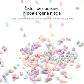 Hamster podloga od papirnih granula za ljetno hlađenje i uređenje okoliša, bulk pakiranje; Materijali: papir, pamuk, piljevina; Uvoz: Ne; Kategorija: oprema za kućne ljubimce