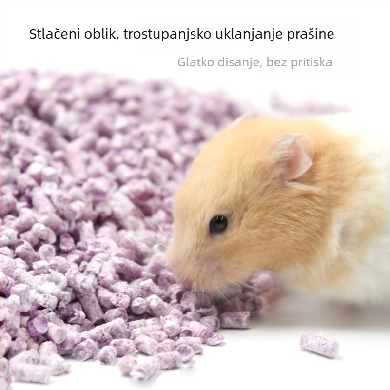 Hamster podloga od papirnih granula za ljetno hlađenje i uređenje okoliša, bulk pakiranje; Materijali: papir, pamuk, piljevina; Uvoz: Ne; Kategorija: oprema za kućne ljubimce