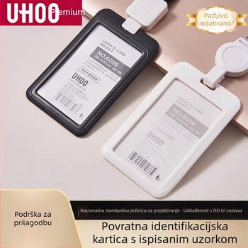 UHOO Youhe Držač kartice, poliester, izvučni ID držač na lančić, poslovni/OL stil, za radne i školske ID kartice