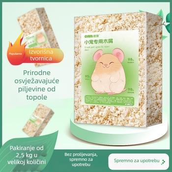 Enmeng bezprašno stelje za hrčka s dezodoransom urina i zimskim toplim gnijezdom od papira i pamuka