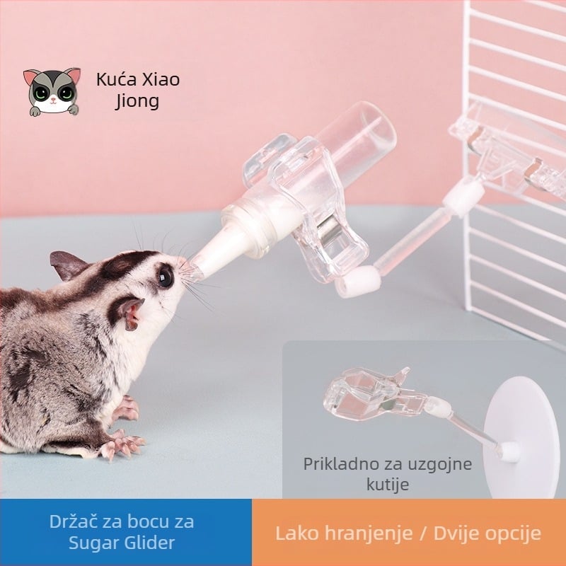Xiaoxiaojia željezni držač bočice za hranjenje malih životinja – nije uvezeno