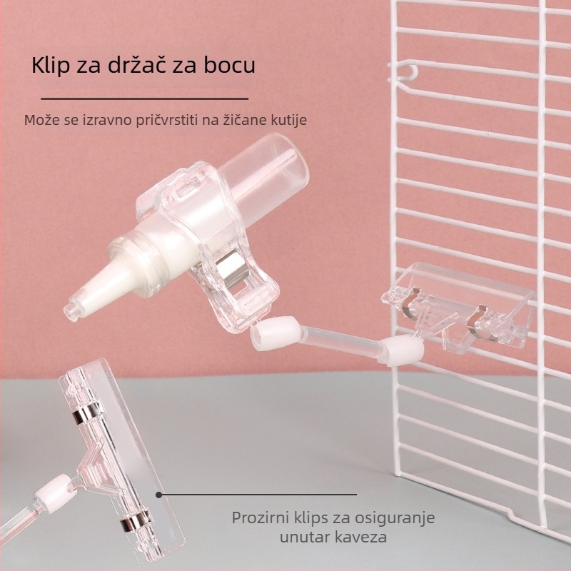 Xiaoxiaojia željezni držač bočice za hranjenje malih životinja – nije uvezeno