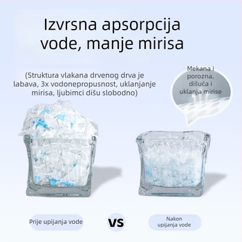 Belgi podmetač za hrčke s oblacnim pamuk papirom, drvena pulpa + vlakna pamuka, 450 g, 45% pamuk, OEM