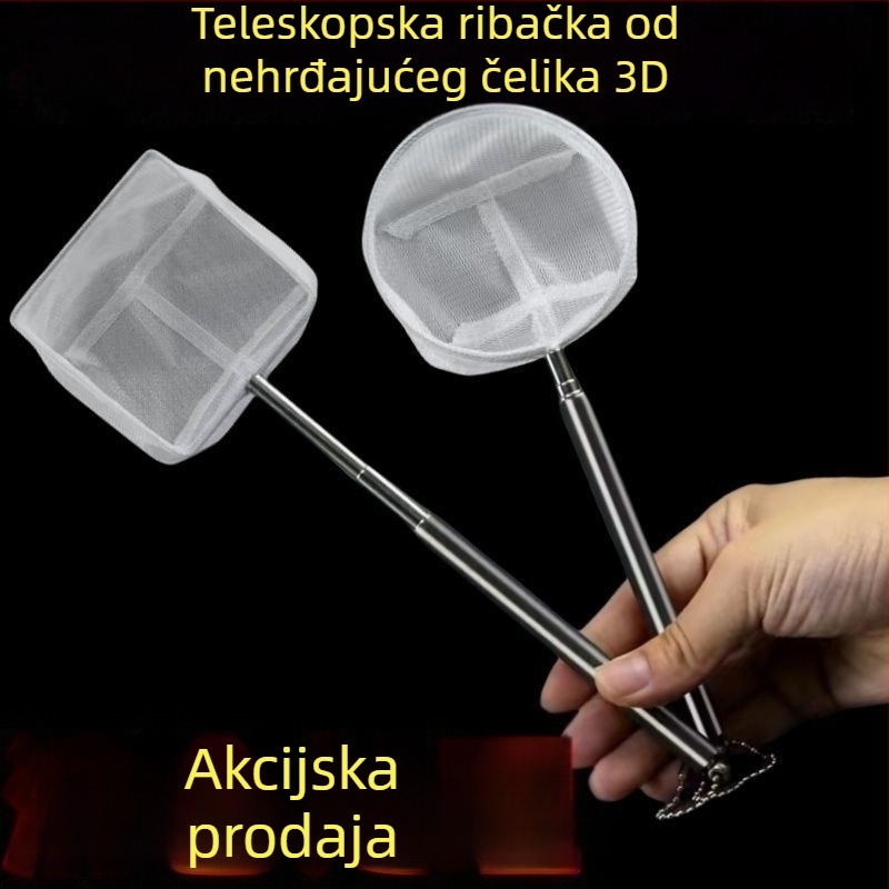 Ručna povlačna mreža za akvarij sa gustom mrežom