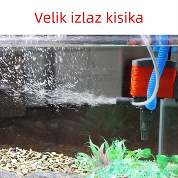 Troje-u-jednom potopna pumpa za akvarij – izuzetno tiha, filtracija, cirkulacija i oksigenacija
