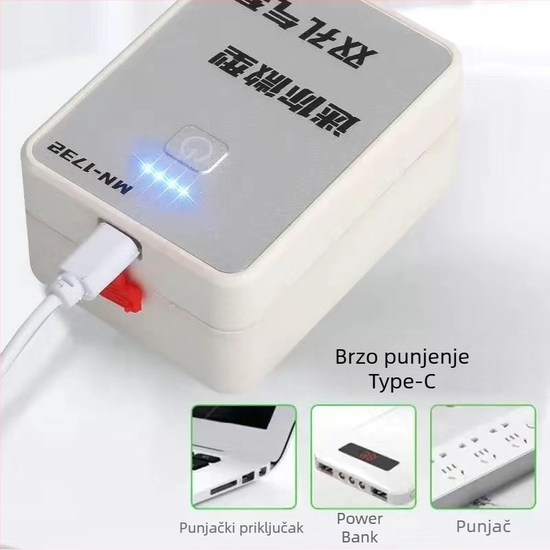 USB pumpa za kisik za kućnu upotrebu, uzgajanje riba, automobilni aerator, vanjski ribolov; težina 400 g