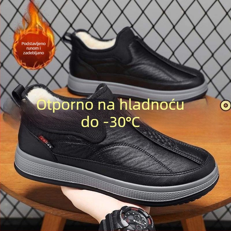 Zimske čizme za snijeg, vodootporne, protuklizne, s flis podstavom i debelim pamukom na gornjem dijelu
