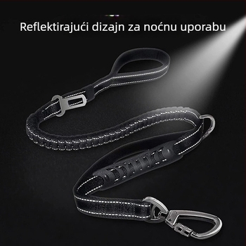 Automobilski sigurnosni pojas za psa s vučnim užetom TH-01 nylon