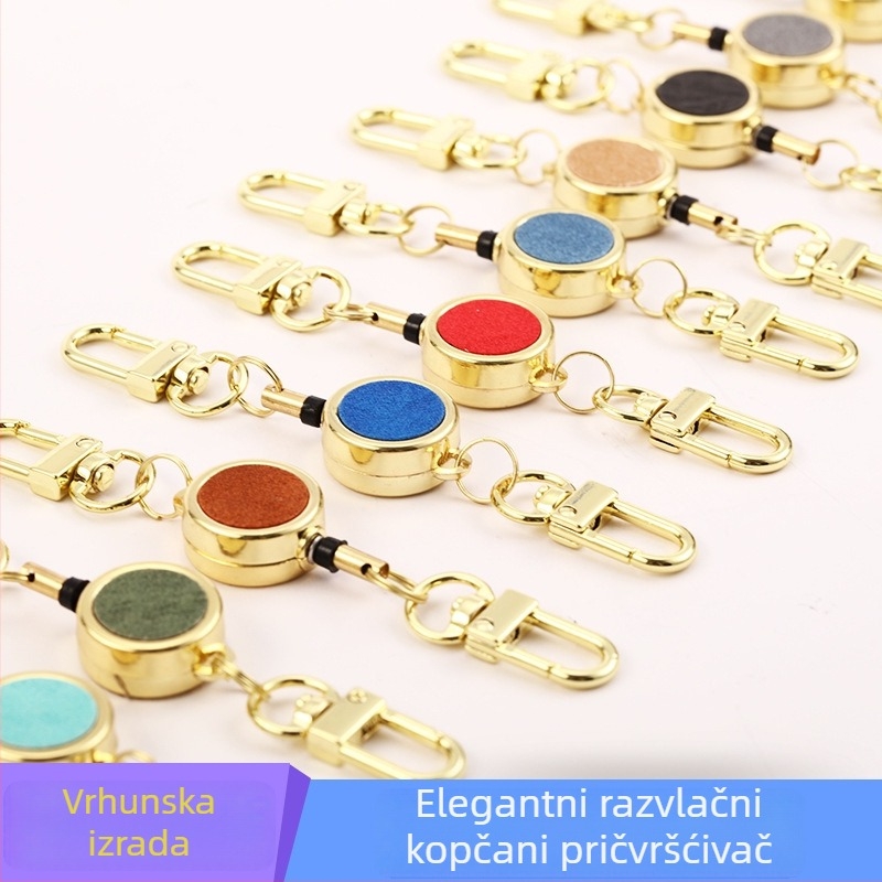 Cute Little metalni držač kartice s najlonom i izvučnim mehanizmom – kreativni trend identifikatora